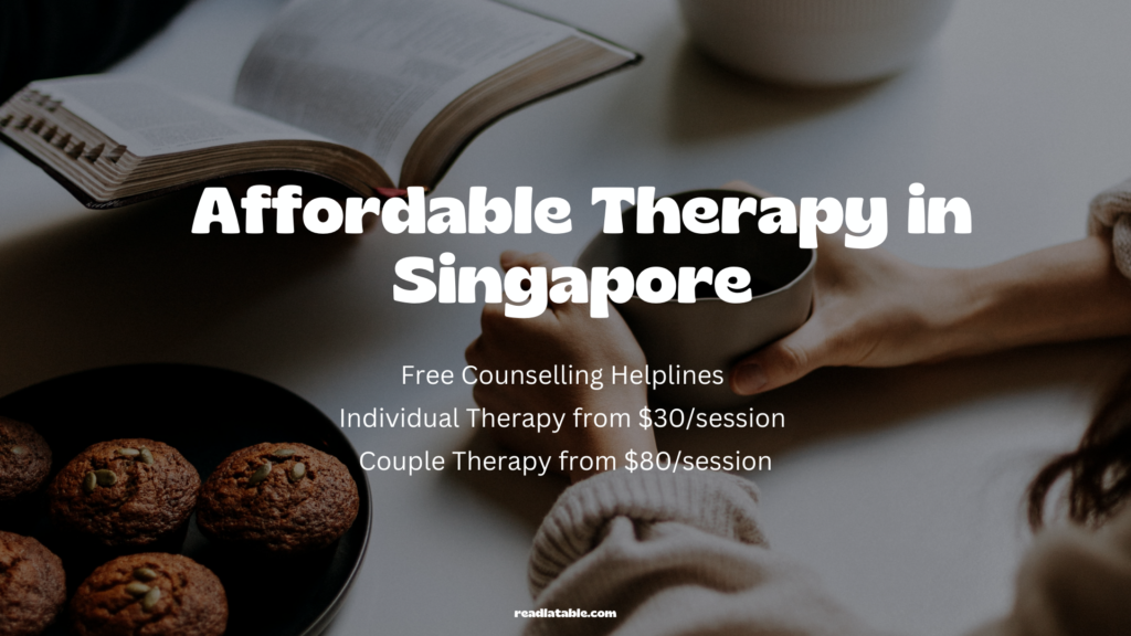 affordable therapy in Singapore