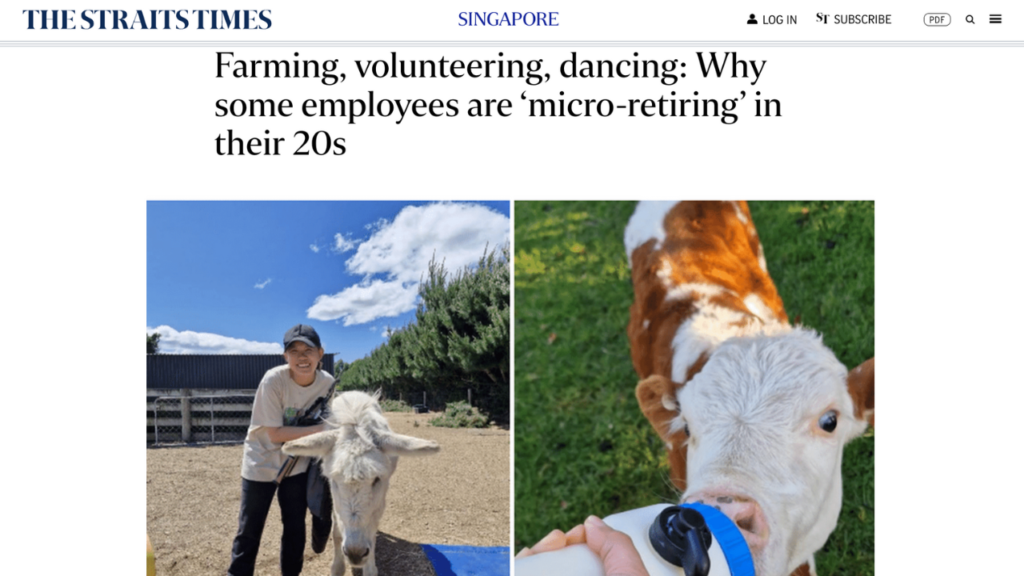 straits times micro retirement