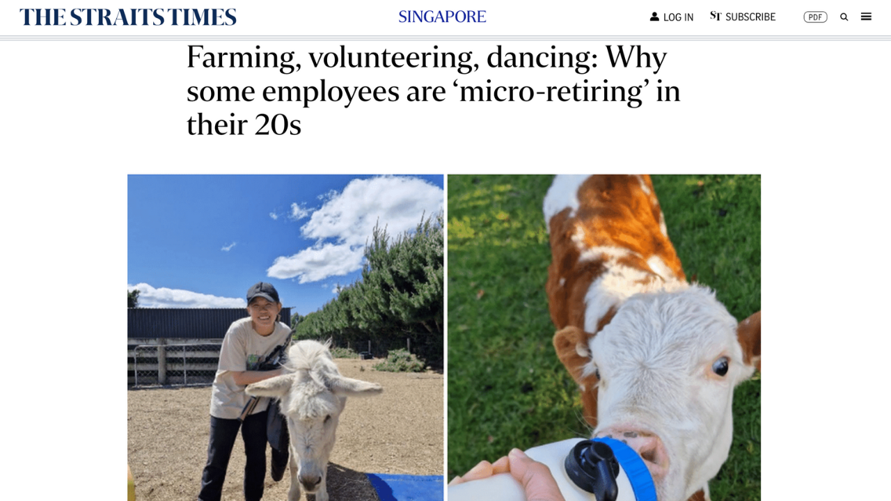 straits times micro retirement